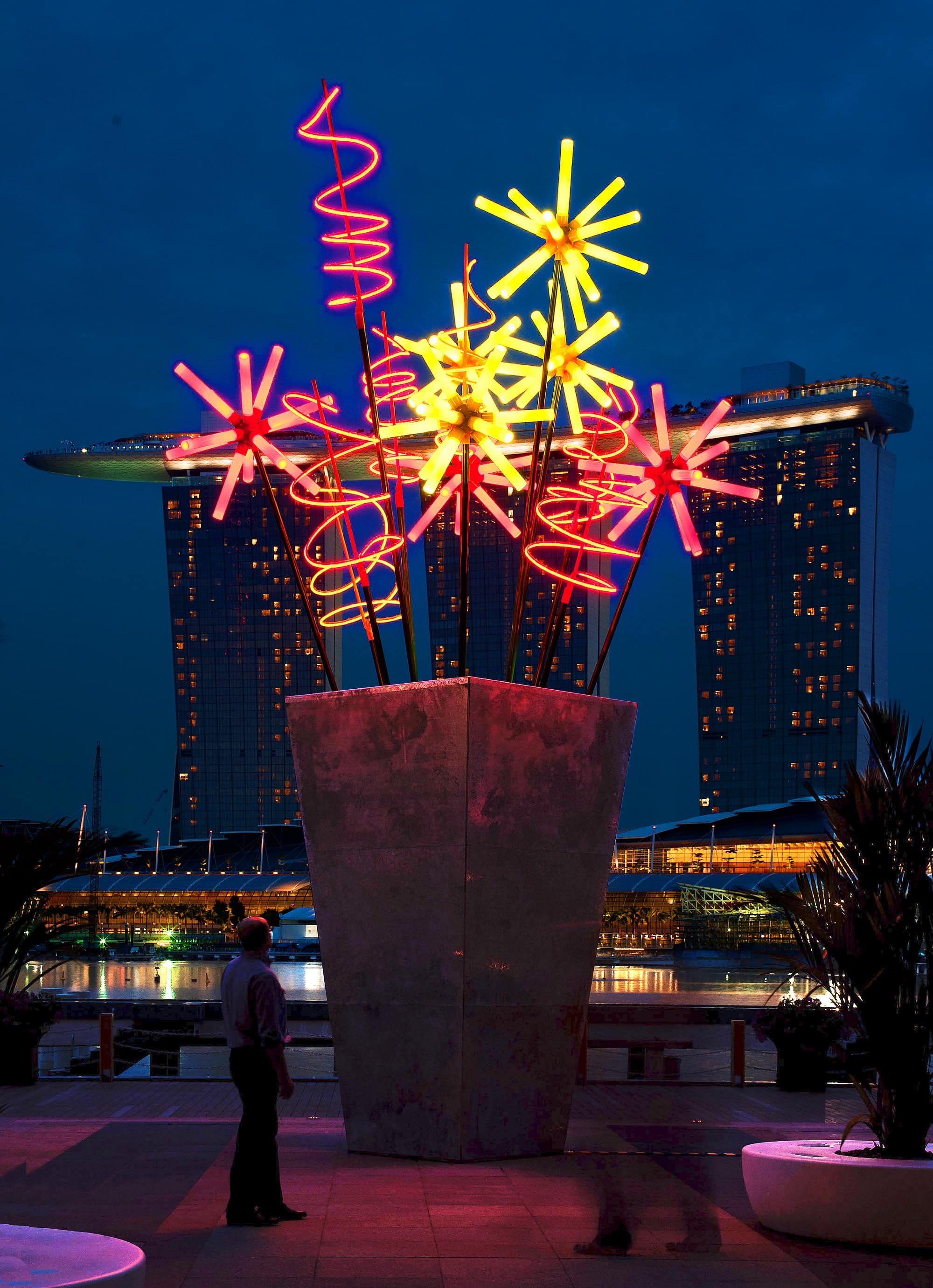 Singapora-Flora by Warren Langley, Australia_01 i Light Marina Bay(modified)